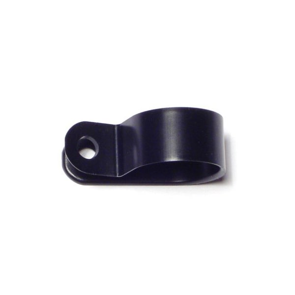 Midwest Fastener Cable Clip, Nylon, Black, 1/2 in L, 10 PK 64232 - main